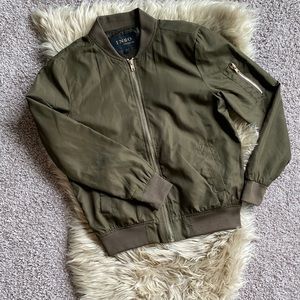 Green Bomber Jacket